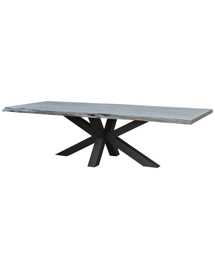 Moe's Home Collection Edge Large Dining Table In Grey