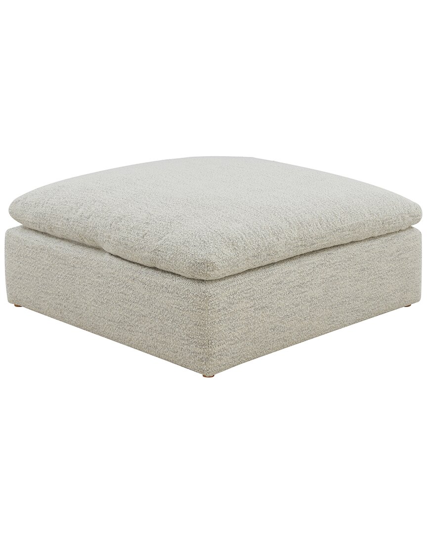 Shop Moe's Home Collection Clay Ottoman In Beige