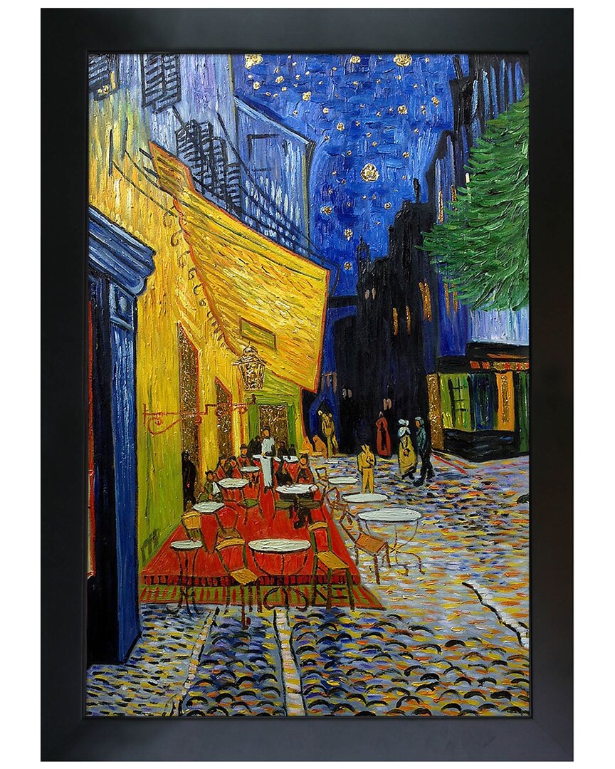 La Pastiche Cafe Terrace At Night (luxury Line) By Vincent Van Gogh