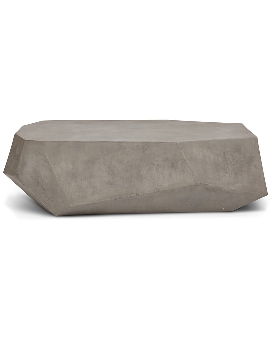 Urbia Bloc Square Coffee Table In Grey