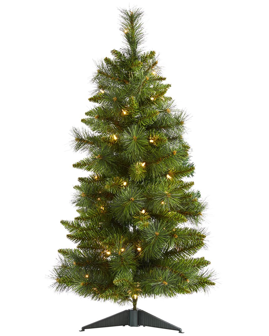 Nearly Natural 3ft New Haven Pine Artificial Christmas Tree In Green