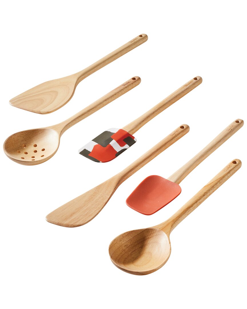 Shop Ayesha Curry 6pc Cooking Utensil Set In Red