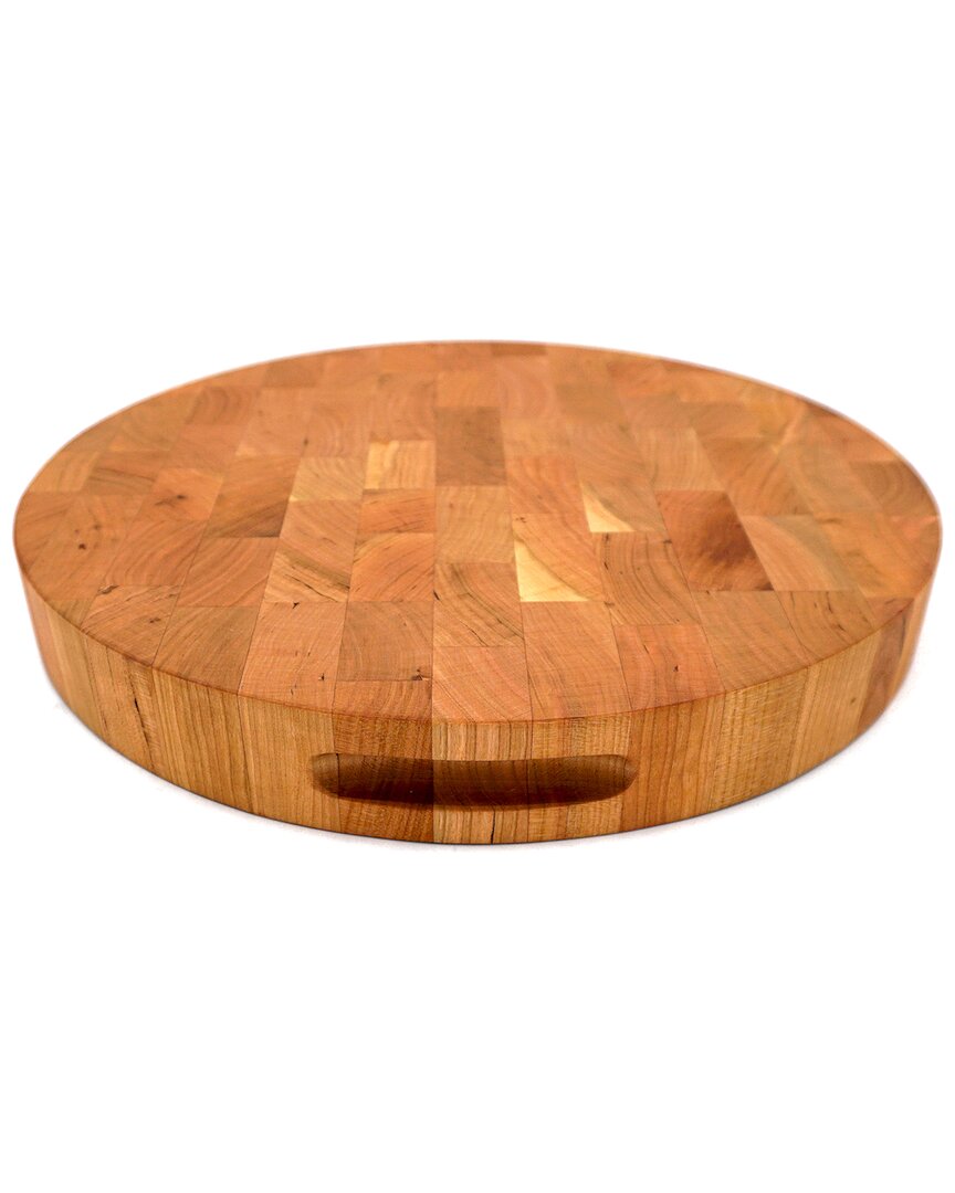 Jk Adams Professional Series 16in Cherry Round End Grain Cutting Board