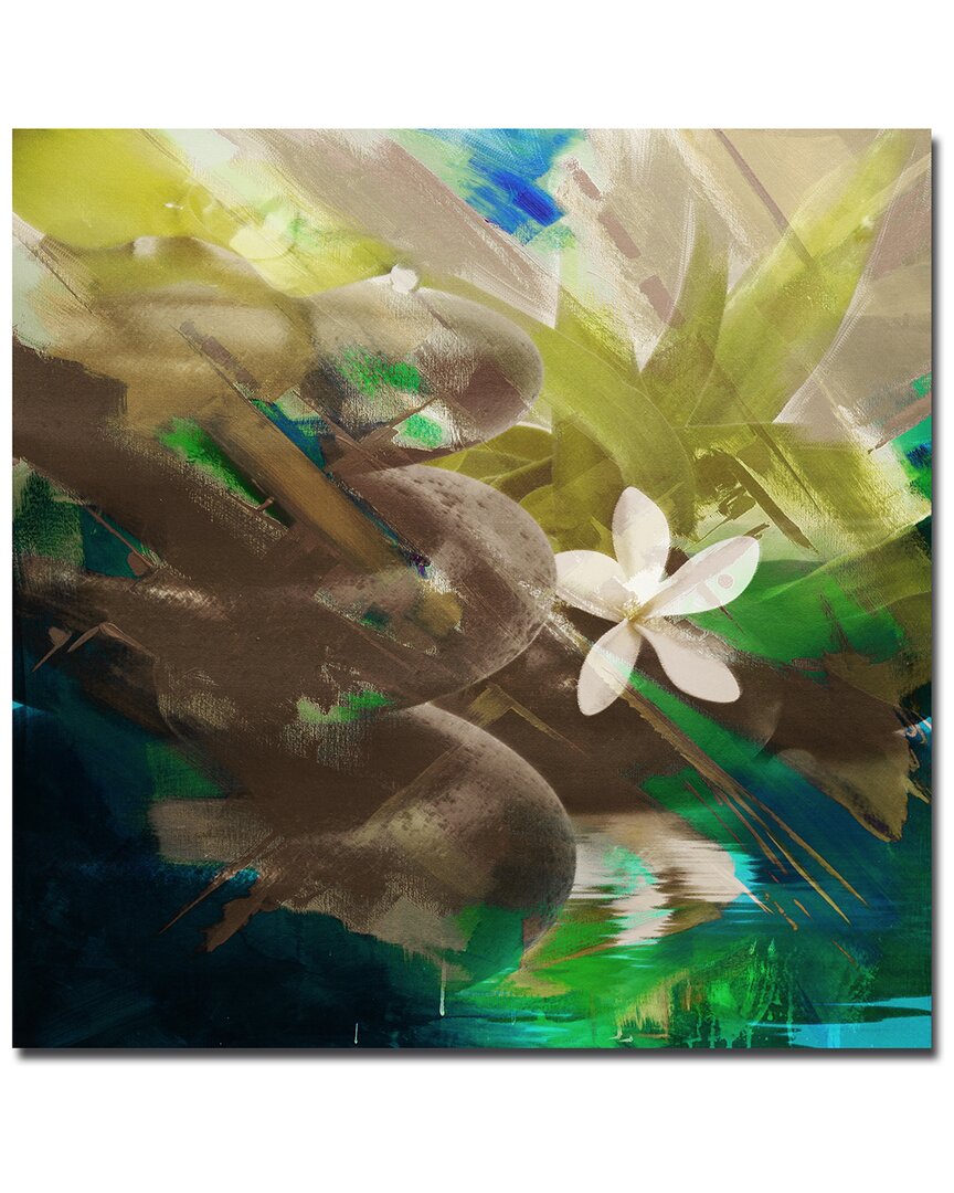 Ready2hangart Abstract Stone Spa Ii Wrapped Canvas Wall Art