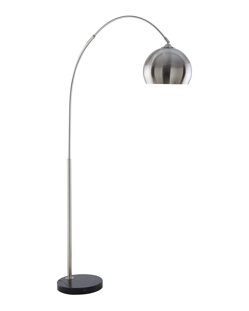 Inspired Home Alfred Floor Lamp In Silver