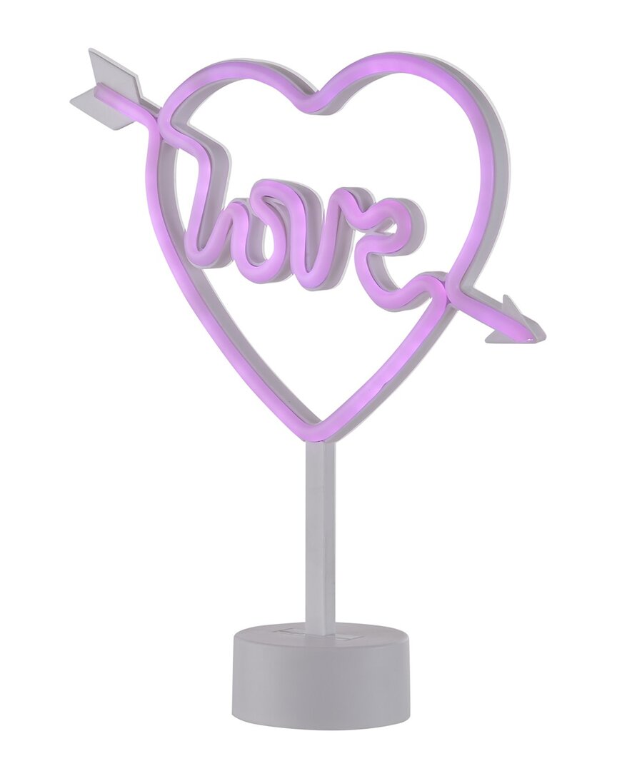 Loft Lyfe Janae Love Neo Sign In Purple
