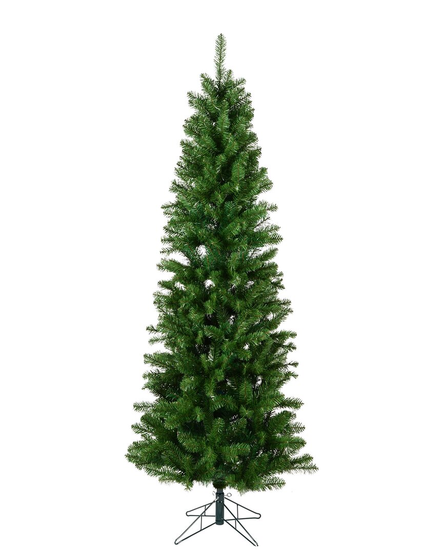 Vickerman 6.5ft Salem Pencil Pine Artificial Christmas Tree In Green