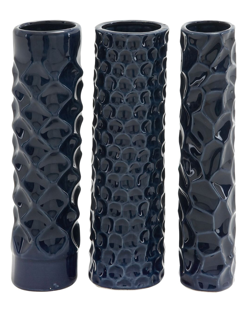 Peyton Lane Set Of 3 Ceramic Vases