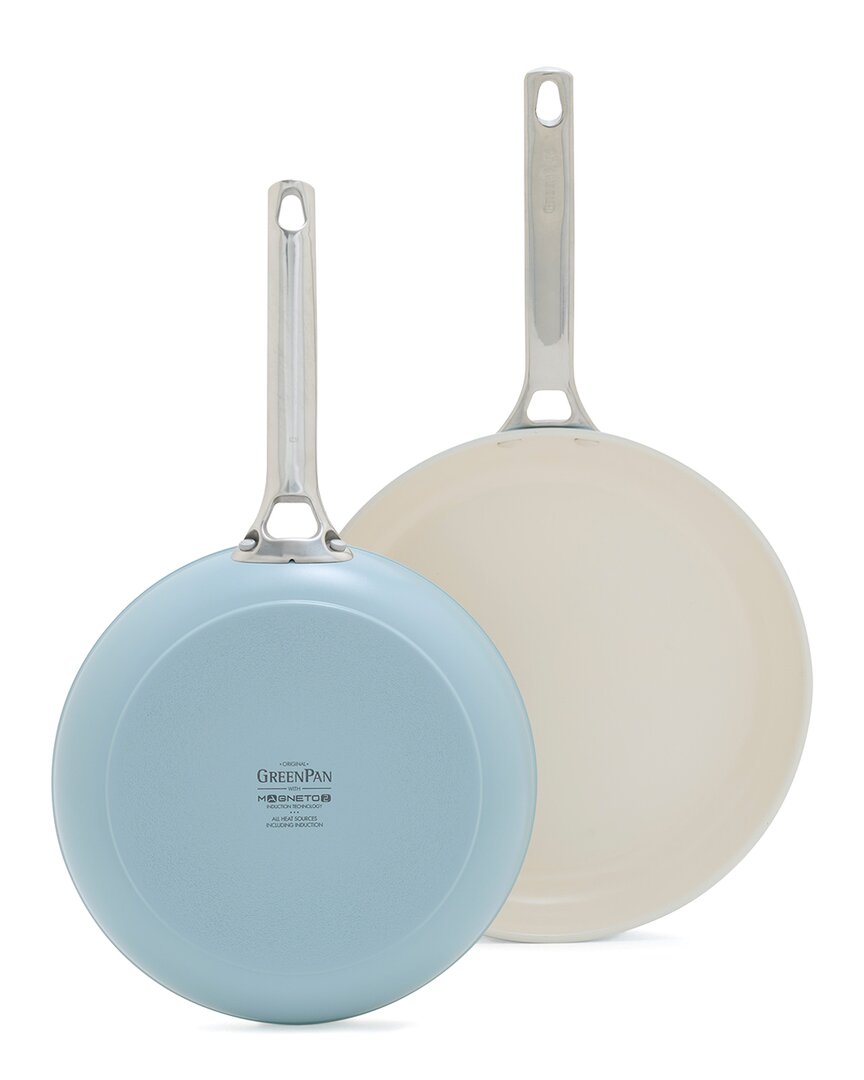 Greenpan Padova Pro 8" & 10" 2-piece Frypan Set In Blue
