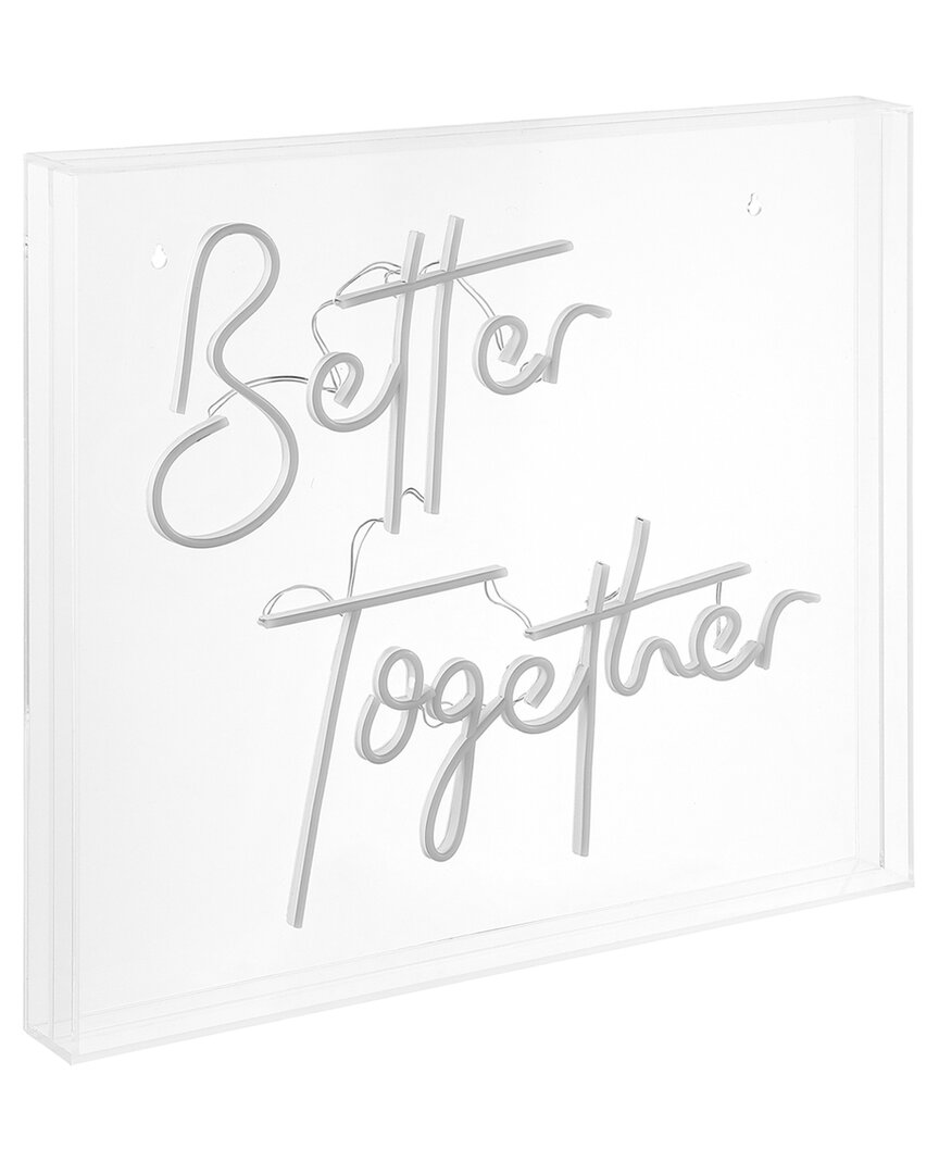 Jonathan Y Better Together Contemporary Glam Acrylic Neon Lighting