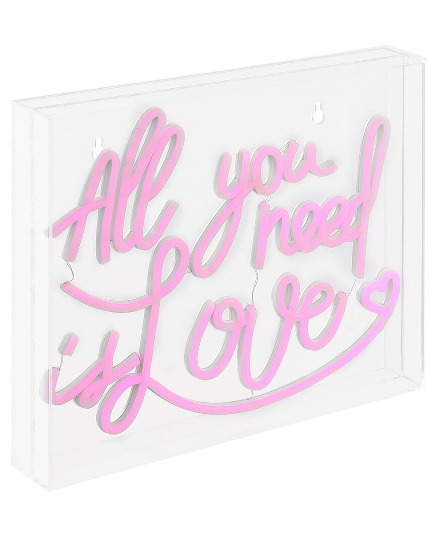 Jonathan Y All You Need Is Love Contemporary Glam Acrylic Neon Lighting