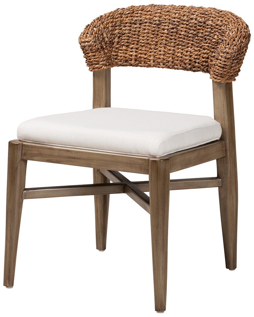 Baxton Studio Chloe Modern Mahogany Dining Chair