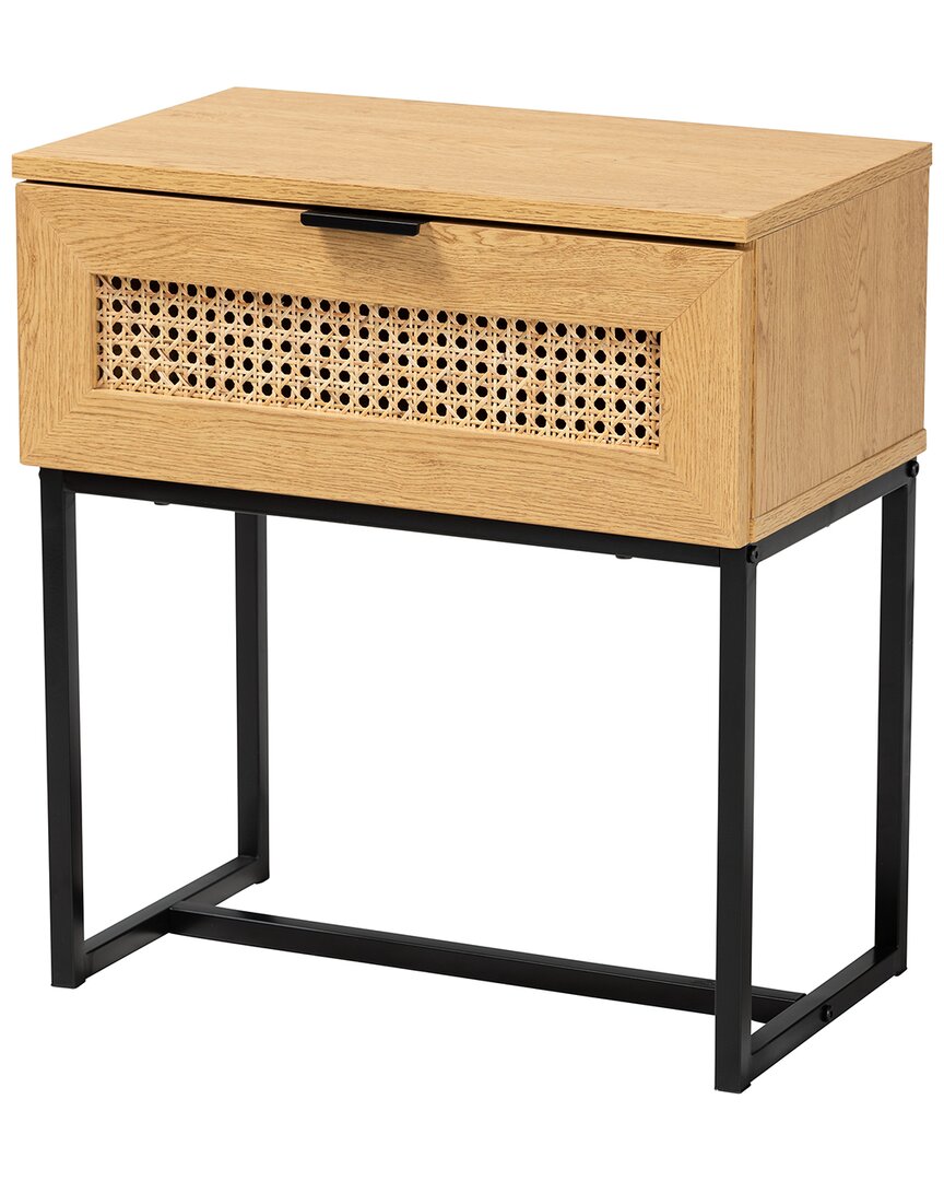 Baxton Studio Sawyer Mid-century Modern 1-drawer End Table