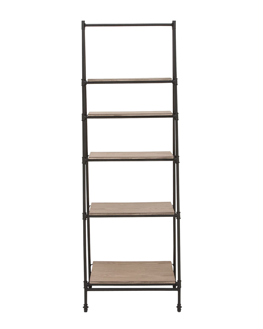 Peyton Lane Metal Wood Shelf Stand