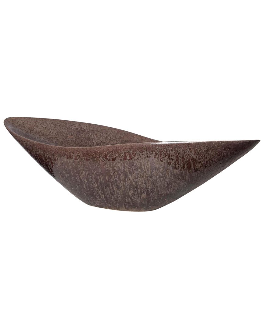 Global Views Sexy Bowl In Brown