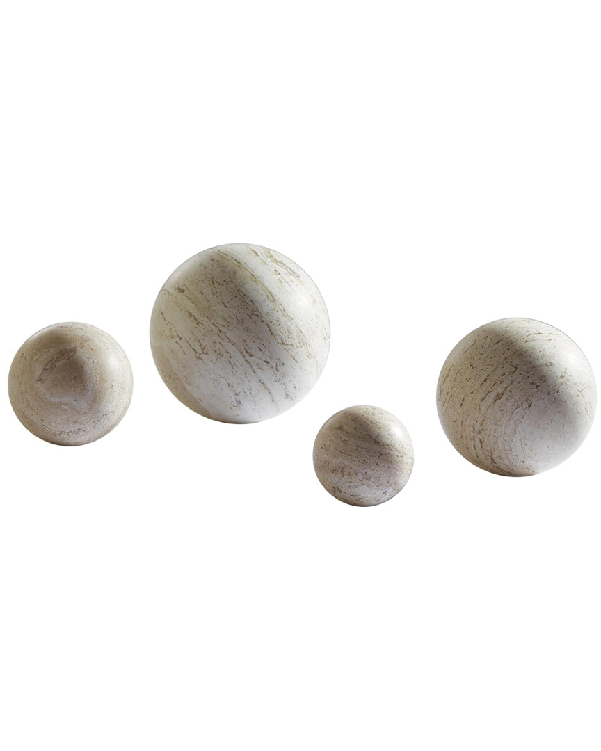 Global Views Travertine Sphere