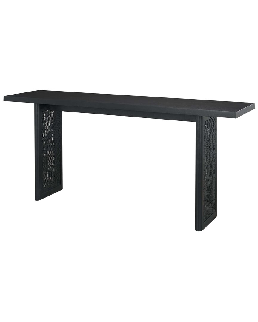 Mercana Grier 65in Wood & Cane Console Table