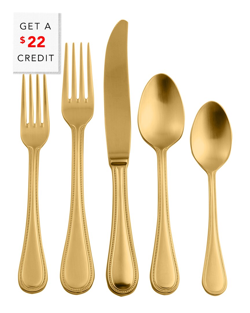 Mepra 5pc Flatware Set With $22 Credit