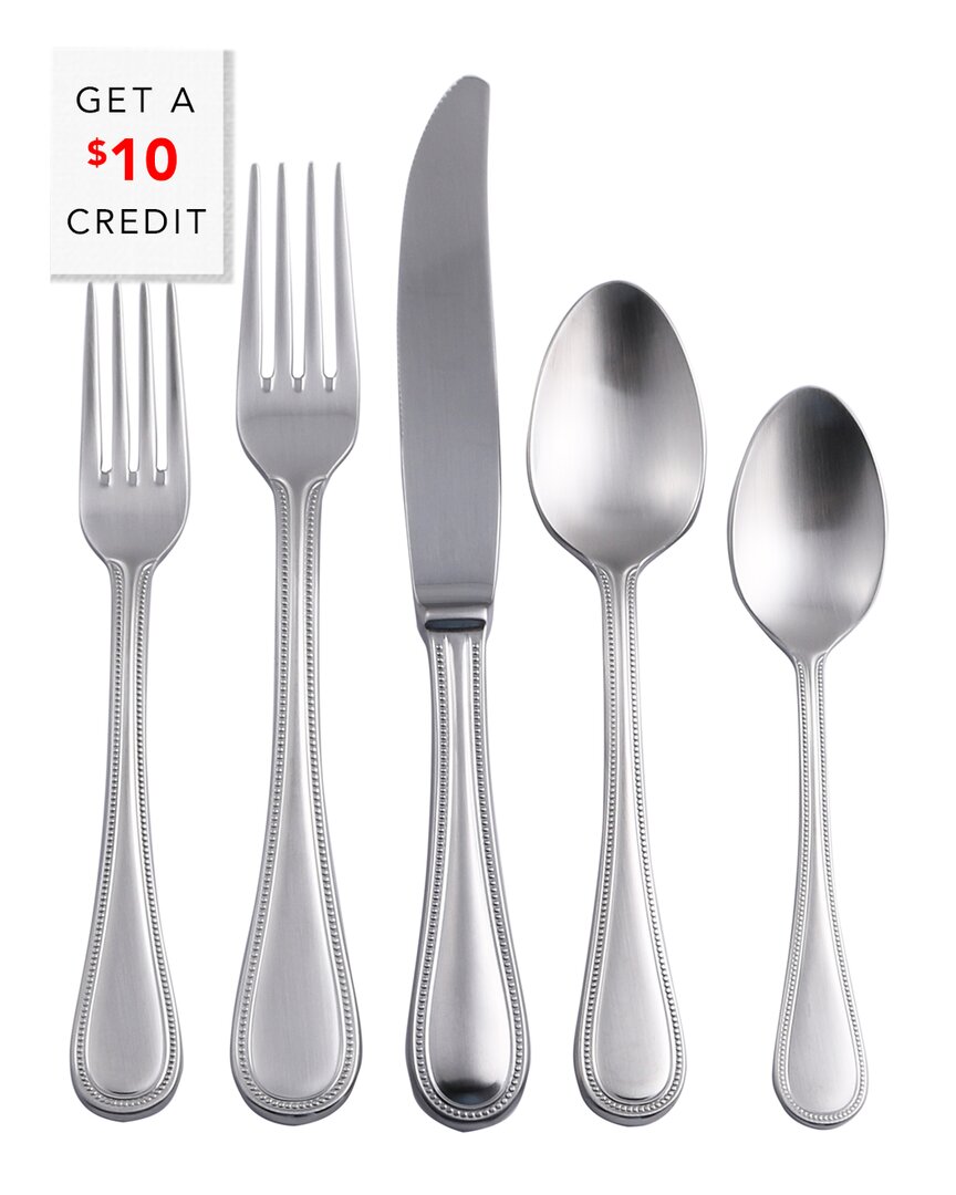 Mepra 5pc Flatware Set With $10 Credit
