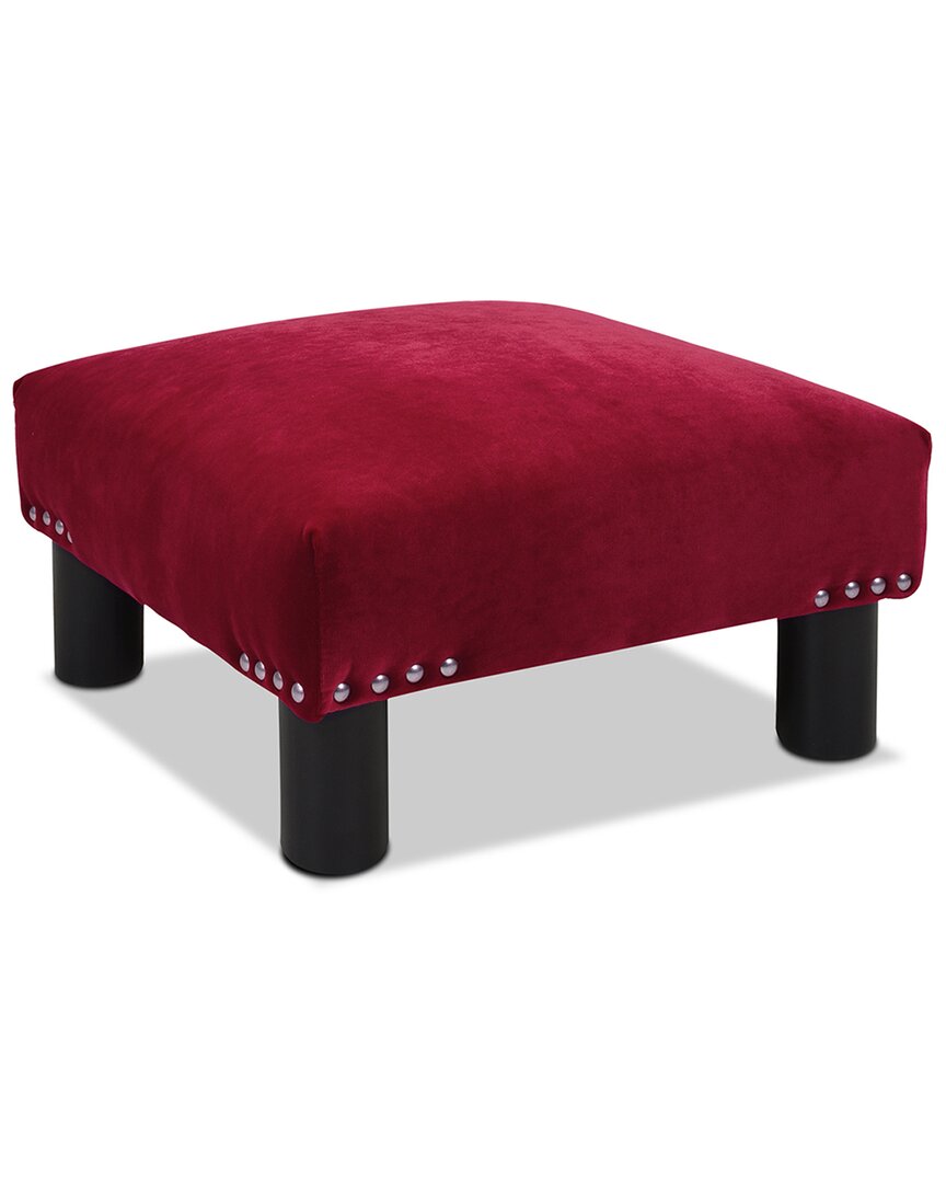 Jennifer Taylor Home Jules 16In Square Accent Footstool Ottoman