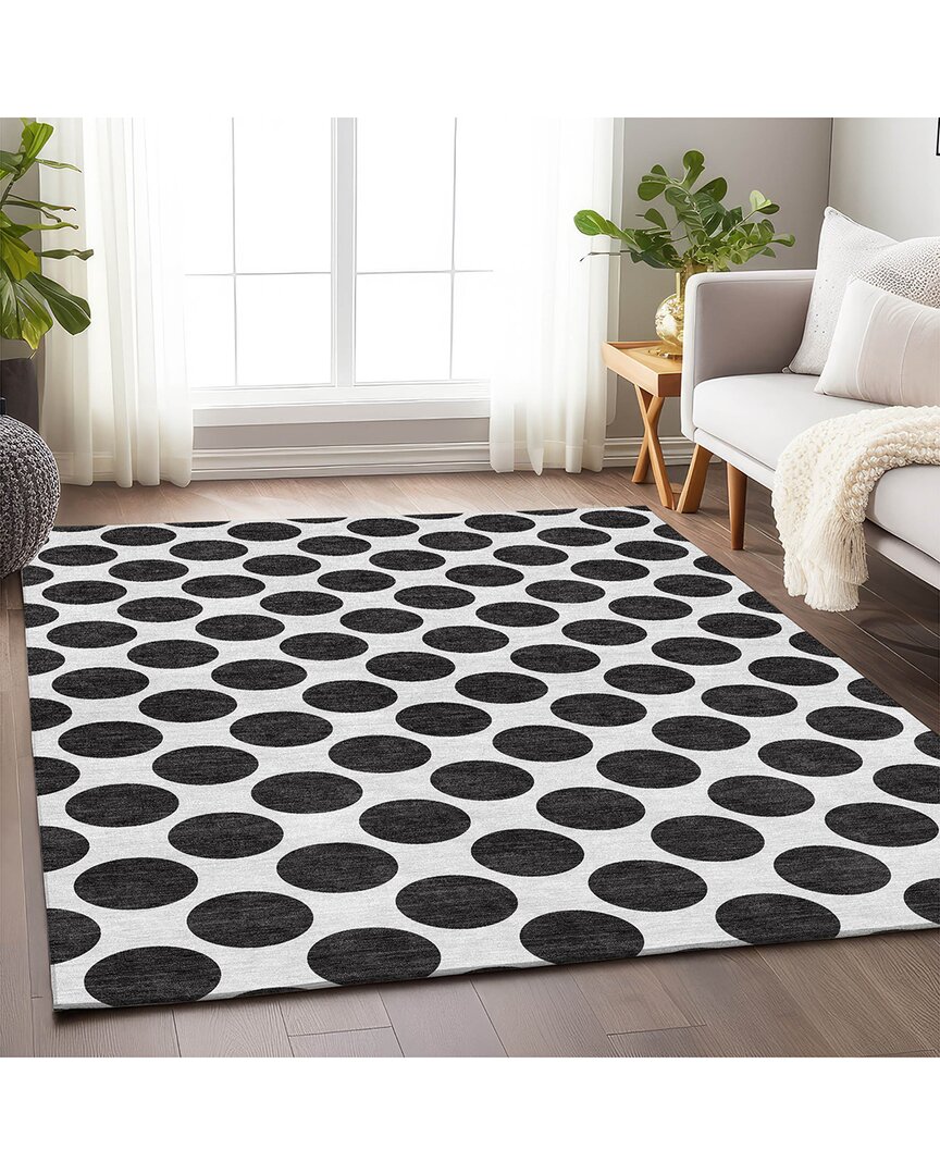 Addison Rugs Premium Washable Area Rug In Black