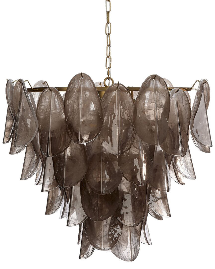 Jamie Young Magnolia 10-light Quartz Glass Chandelier
