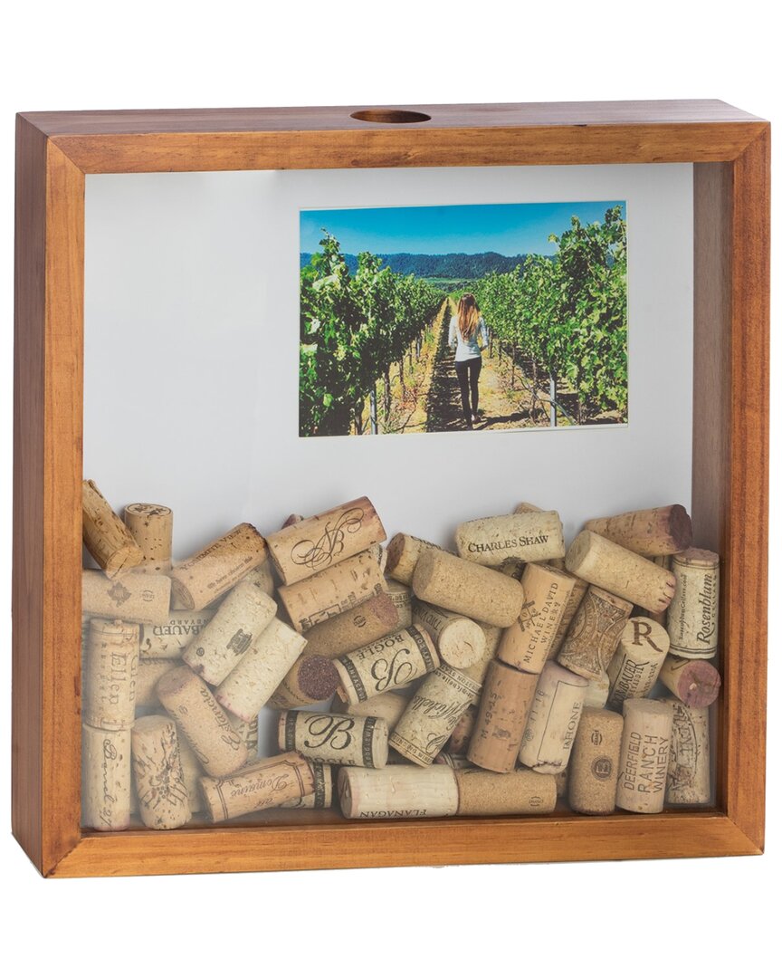 Bey-berk Cork & Bottle Cap Shadow Box