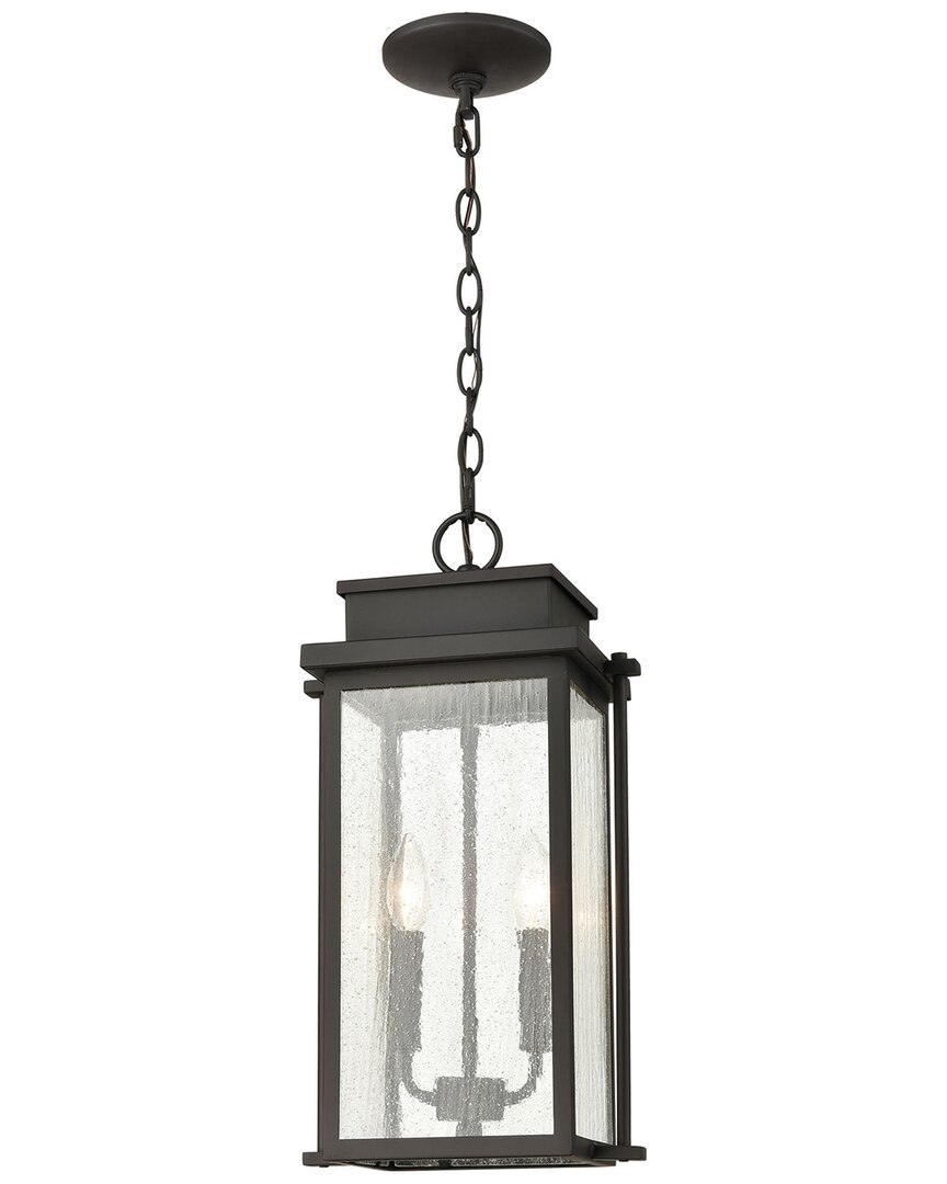 Artistic Home & Lighting Artistic Home Braddock 10'' Wide 2-light Outdoor Pendant In Gold