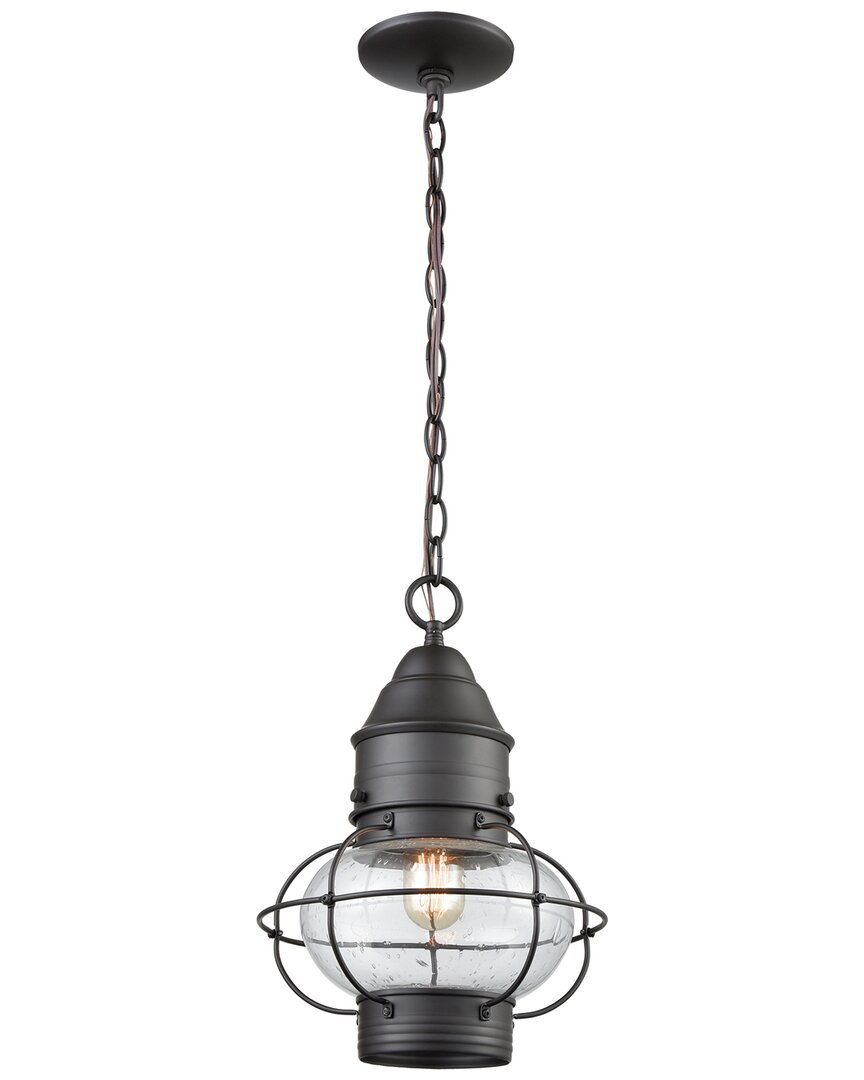 Artistic Home & Lighting Onion 10in Wide 1-light Outdoor Pendant In Gold