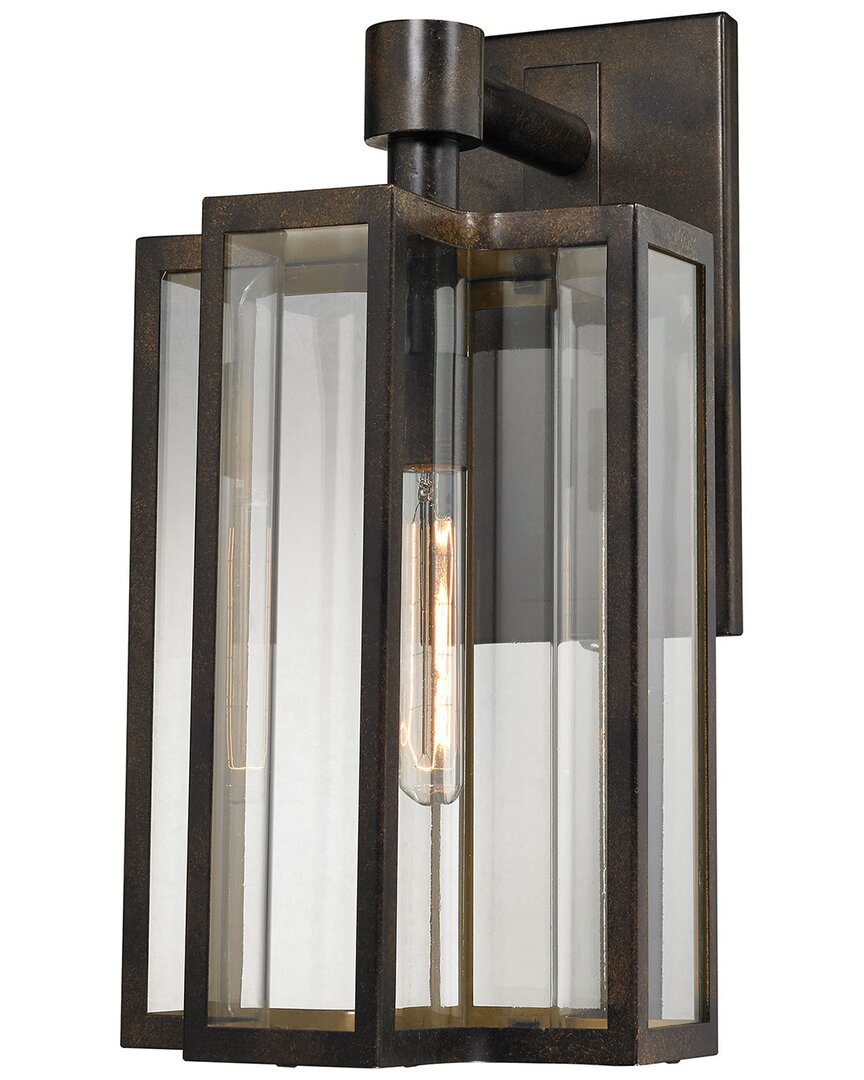 Artistic Home & Lighting Artistic Home Bella 1-light Outdoor Sconce Brown Bronze In Gold