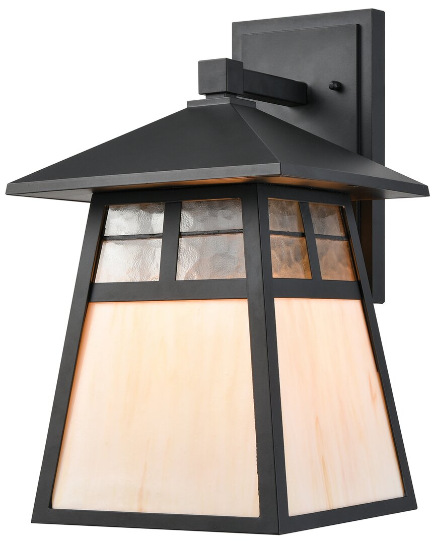 Artistic Home & Lighting Artistic Home Cottage 15'' High 1-light Outdoor Sconce In Black