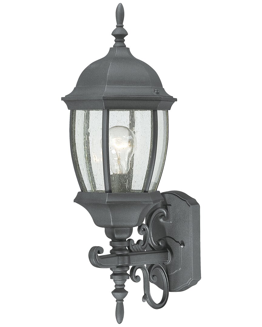 Artistic Home & Lighting Artistic Home Covington 21.5'' High 1-light Outdoor Sconce In Black