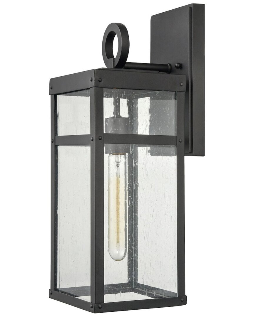Artistic Home & Lighting Dalton 17.5in High 1-light Outdoor Sconce In Black