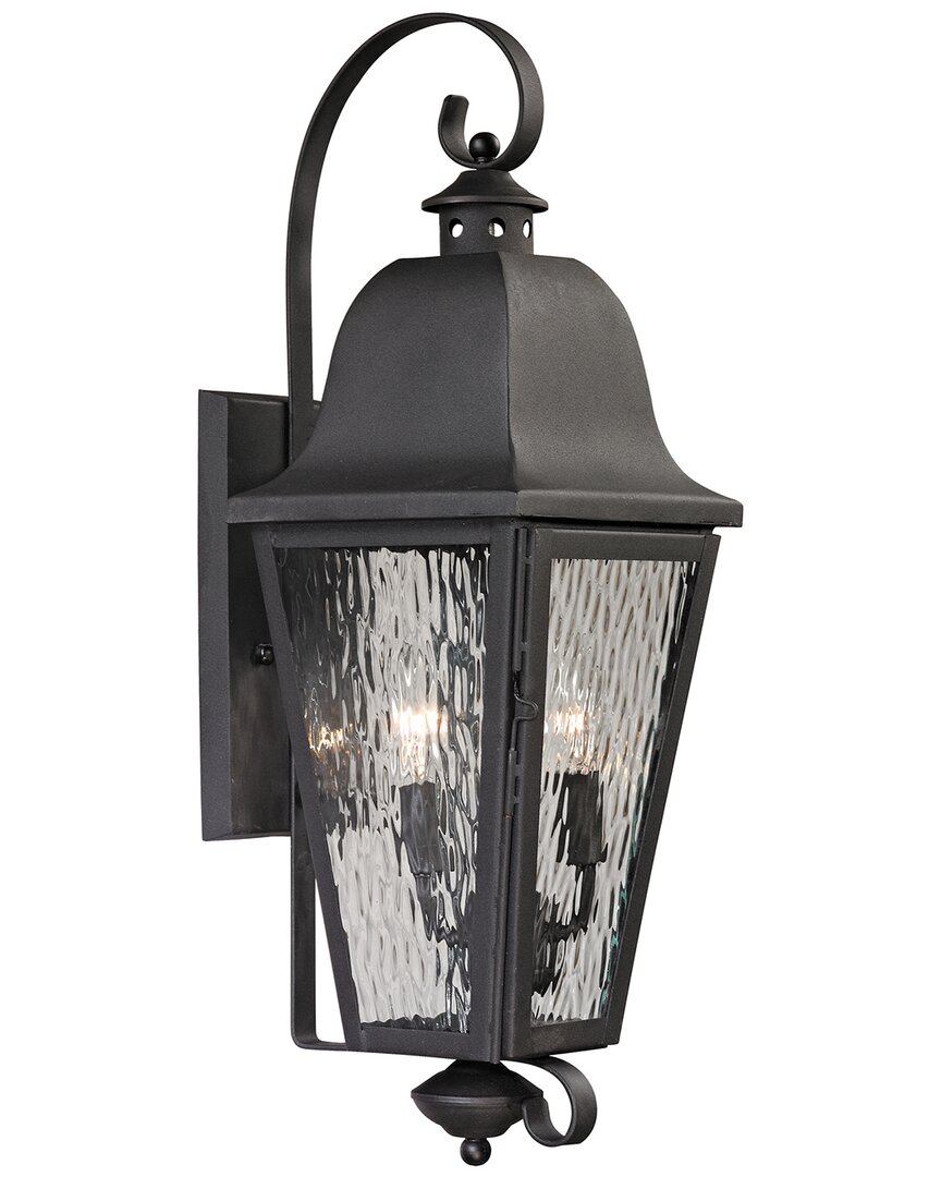 ARTISTIC HOME & LIGHTING ARTISTIC HOME FORGED BROOKRIDGE 24'' HIGH 2-LIGHT OUTDOOR SCONCE