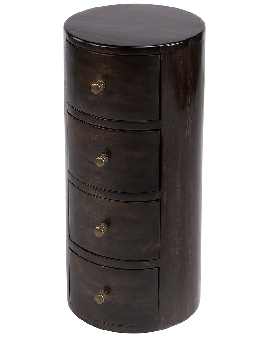 Butler Specialty Company Liam Wood Accent Table With Storage In Brown