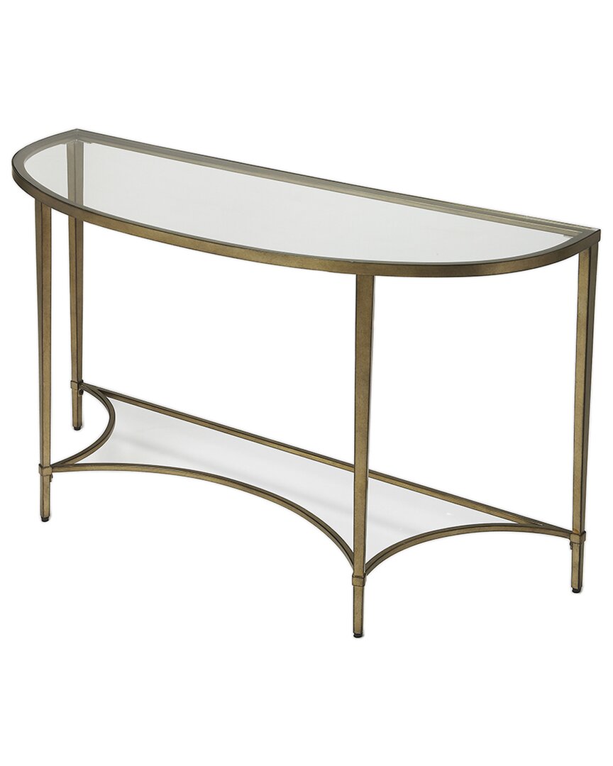 Butler Specialty Company Monica Demilne Console Table In Gold