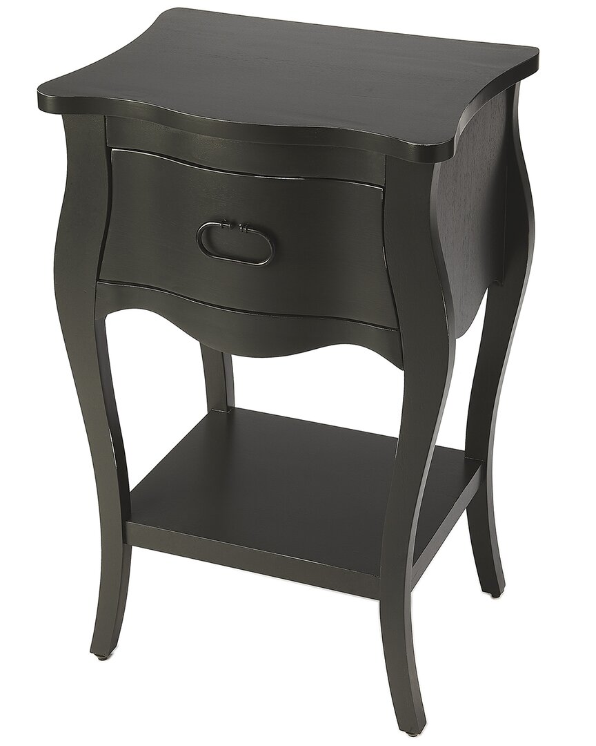 Butler Specialty Company Rochelle 1 Drawer Nightstand In Black