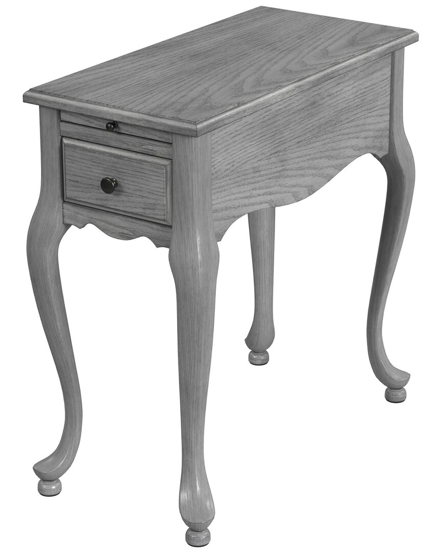 Butler Specialty Company Croydon One Drawer With Pullout Side Table In Grey