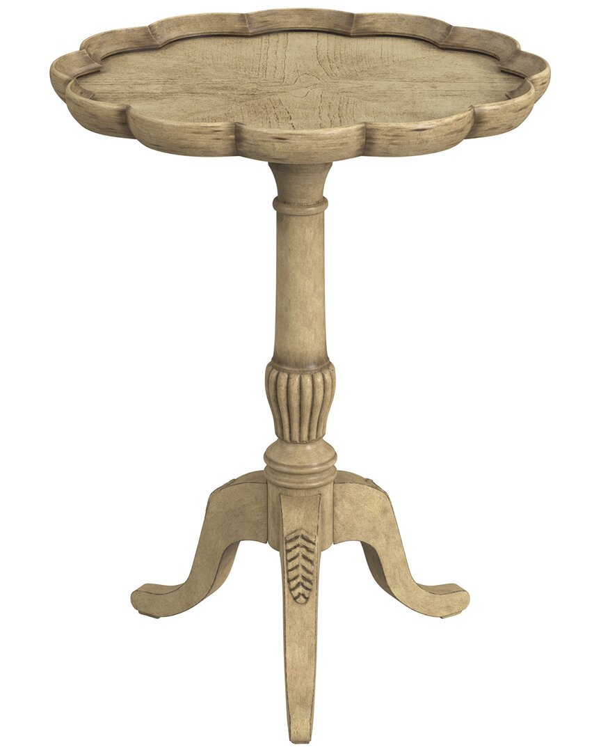 Butler Specialty Company Dansby Pedestal Accent Table In Beige