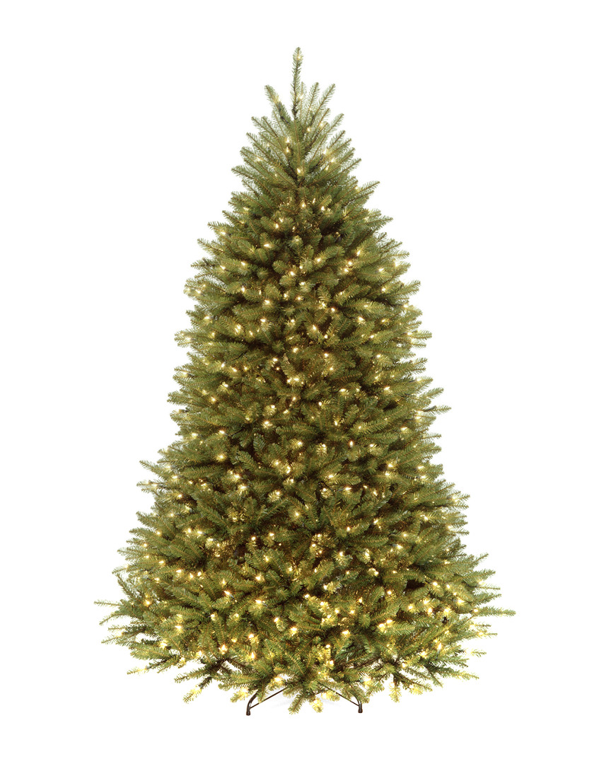 National Tree Company 7ft Dunhill Fir Hinged Tree With 700 Clear Lights