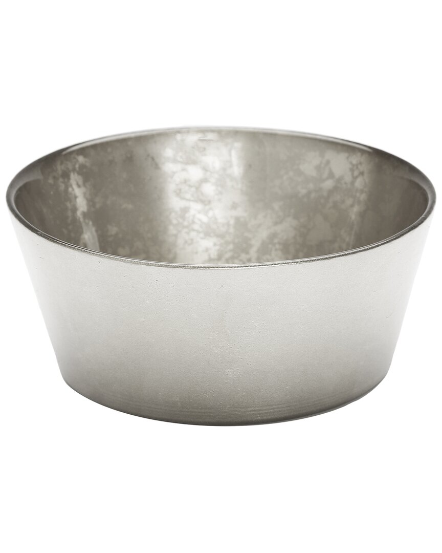 Alice Pazkus Glitter Bowl In Silver