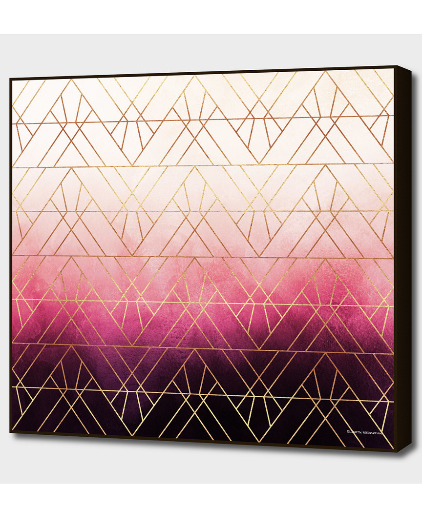 Curioos Pink Ombre Triangles