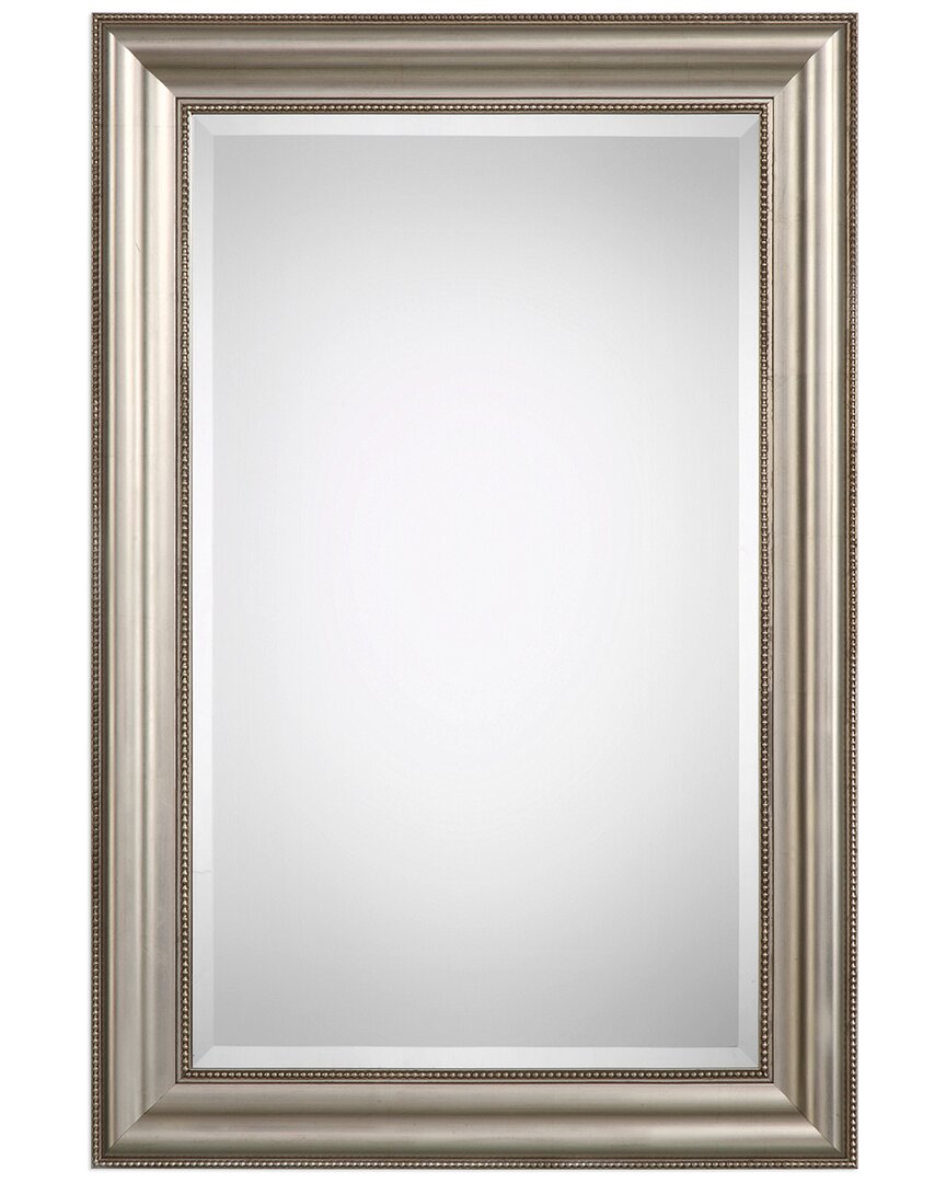 Hewson Lightly Antiqued Champagne-silver Mirror