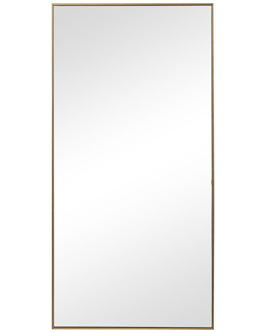 Hewson Gold Finish Plain Mirror