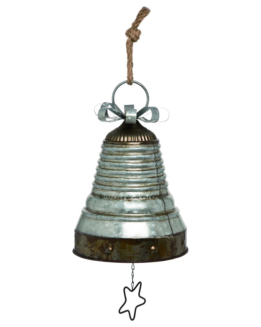Shop Transpac Metal 14in Silver Christmas Bell Decor
