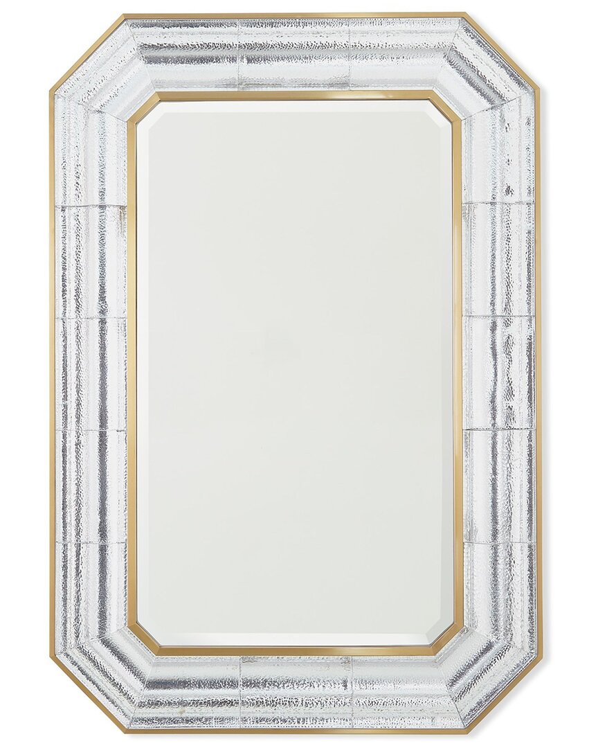 Global Views Cast Glass Mirror In Gold
