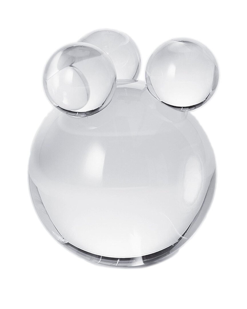 Global Views Crystal Bubble Orb Holder In Clear
