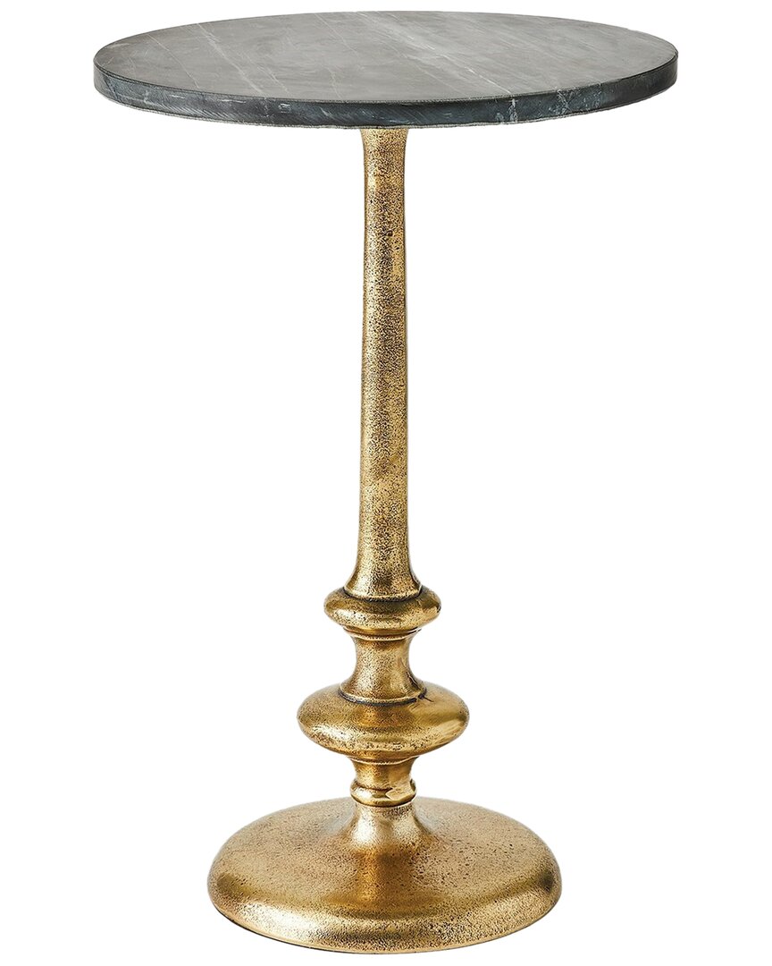 Global Views Turned Table In Brass