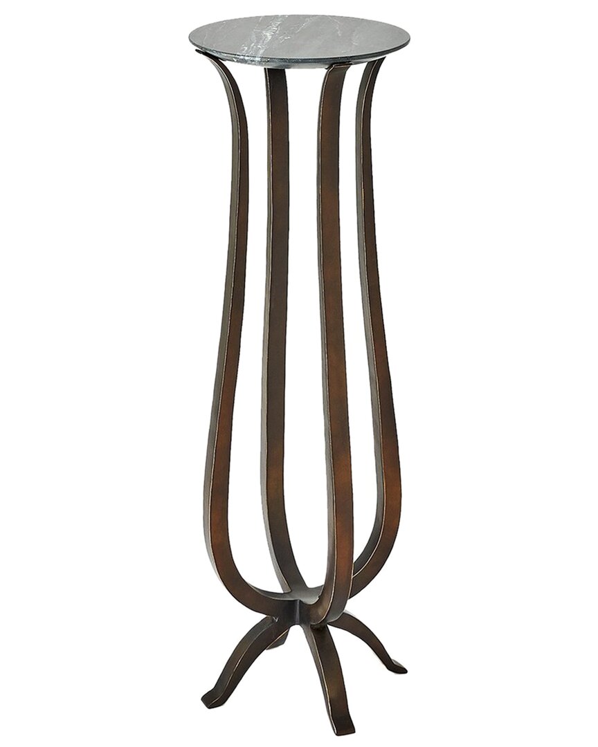 Global Views Chorda Pedestal In Bronze