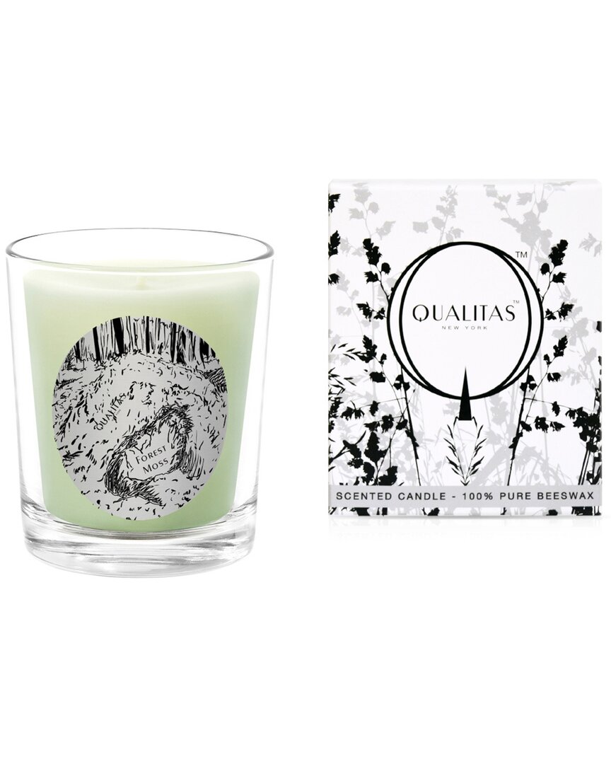 Qualitas Forest Moss 6.5oz Beeswax Candle